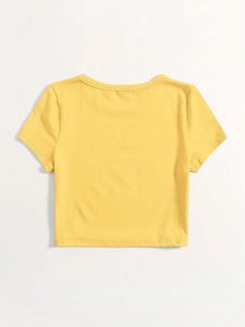 T-shirts personnalisés en gros, ajustés et respirants, de haute qualité, pour le fitness, avec logo, pour femmes - Product Image 3