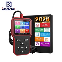 Escáner OBD2 V620 y Probador de Voltaje para Auto de 12V - Herramienta de Diagnóstico Profesional para Autos, Lector de Códigos de Error del Motor EOBD con Pantalla a Color