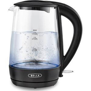 Bollitore Elettrico in Vetro da 1,7 Litri con Luci LED Blu Tenue, Bollisce Rapidamente 7 Tazze d'Acqua in 6-7 Minuti - Product Image 1