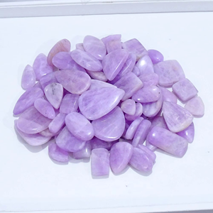 Kunzite Quartz Loose Gemstone High Quality Natural Jewelry Making Cabochon <b>Top</b> Selling 10-60mm Customizable Shapes - Product Image 2