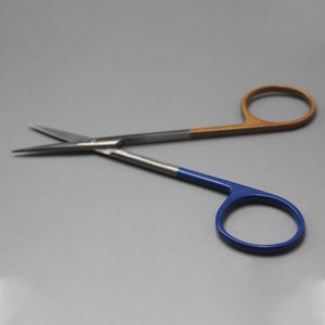 กรรไกรตัดม่านตาแบบใบมีดตรงสแตนเลสคุณภาพสูงนำกลับมาใช้ใหม่ได้ - Product Image 3