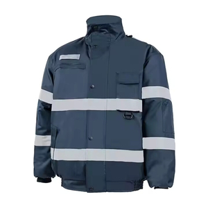 <b>Winter</b> Waterproof High Visibility Blouson Canvas Front Custom Logo Breathable <b>Workwear</b> Style Safety Men's Jackets - Product Image 1