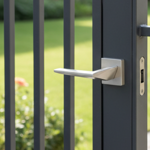 Solid Brass Door <b>Handle</b> Set | Luxury Lever <b>Handles</b> with Mortise <b>Lock</b> for Interior Doors| Antique,Black, Gold & Graphite Finish - Product Image 2