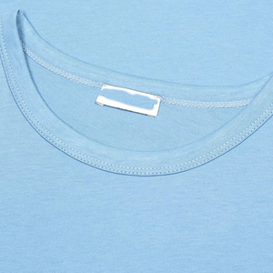 Camiseta de cuello redondo de algodón peinado 100% de alto gramaje, personalizada con logo, para impresión DTG y serigrafía, lisa, ecológica, estilo streetwear, al por mayor - Product Image 6