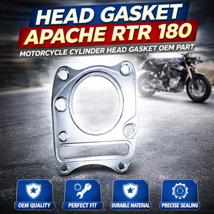 Joint de culasse de moteur de moto pour TVS Apache RTR 180 |   Joint de culasse, pièce de rechange OEM - Product Image 2