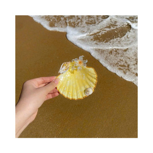 Coquilles de palourde naturelles pour projets artistiques inspirés de l'océan et accessoires décoratifs faits à la main - Product Image 3