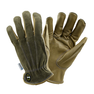 Gants de travail en cuir de vache Mechanix, résistants à l'abrasion, usage général, avec trou pour le pouce - Product Image 1