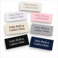 Étiquettes tissées personnalisées avec logo et texte, étiquettes à coudre pour vêtements, articles vestimentaires et sacs