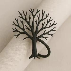 Anneau de serviette en métal de qualité supérieure pour la décoration de table, les réceptions de mariage, les banquets, les événements et la mise en valeur des tables de restaurant - Product Image 4