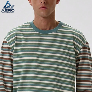 Chemises à manches longues modernes pour hommes en gros, vêtements quotidiens élégants à manches longues avec logo personnalisé imprimé, t-shirts pour hommes - Product Image 3