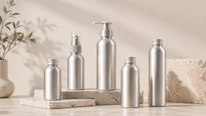Aluminum Cosmetic Bottles Manufactured In Vietnam Aluminum Stylish Open-Top For Liquid Essence Applications - Product Image 5