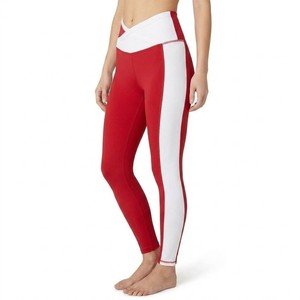 Leggings de Yoga de Cintura Alta para Mujer, Color Block, Franja Lateral, Elásticos, Transpirables, Ajustados, para Gimnasio y Deportes - Product Image 3