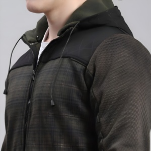 Ensemble de survêtement polaire pour hommes : sweat à capuche et pantalon de jogging, style streetwear décontracté, coupe ample, idéal pour l'hiver, personnalisable avec logo, vente en gros - Product Image 6