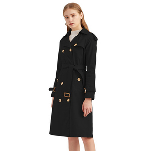 Abrigo de Invierno Cálido y Elegante de Mezcla de Lana para Mujer, Abrigo Largo hasta la Rodilla, Abrigo de Moda de Lana para Mujer, Diseño de Diseñador - Product Image 2