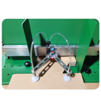 Machine d'application de colle froide semi-automatique CNC industrielle innovante et de précision pour l'emballage de boîtes en carton