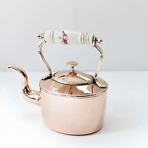 Bouilloire traditionnelle en cuivre de qualité supérieure avec poignée en laiton pour le thé, le café, les boissons aux herbes, la décoration de la maison, la décoration des hôtels et des restaurants - Product Image 3