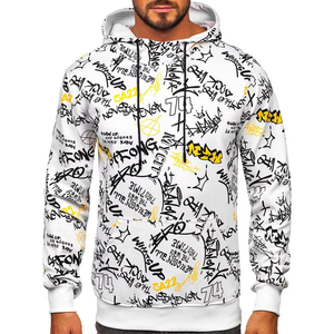 Sudaderas con Capucha Sublimadas Personalizadas para Hombre, Sudadera con Capucha Estampada por Sublimación de Alta Calidad, Sudaderas con Capucha de Poliéster Sublimadas Elegantes para Hombre - Product Image 1