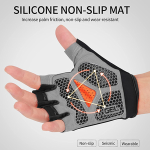 Half Finger Gym <b>Gloves</b> <b>Mesh</b> Material <b>Black</b> XL Breathable Unisex Fitness Training <b>Gloves</b> <b>Mesh</b> material <b>black</b> gym <b>gloves</b> - Product Image 2