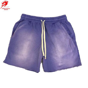 Pantalones Cortos Casuales Clásicos para Hombre, Estilo Lavado, Ajuste Cómodo, Lavado Ácido, para una Apariencia de Moda Atemporal - Product Image 1