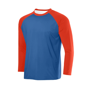 Camisetas de Manga Larga para Hombre, Tallas Grandes, Cuello Redondo, Color Sólido, Diseño Personalizado, Corte Ajustado, Color Sólido, Estilo Casual, Hechas en Bangladesh - Product Image 1