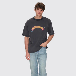 mens oversized drop shoulder loose fit t shirt heavy cotton streetwear blank tshirt custom logo manufacturer supplier - Product Image 1