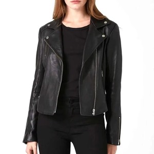 <b>Top</b> Quality Women's Leather Jackets Customized Logo and Design New Arrival Winter Wear For Women's Leather Jackets - Product Image 2