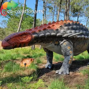 Playground festival equipment mechanical simulation dinosaur 3D model