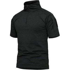 Camiseta Táctica de Camuflaje para Hombre, Suministro OEM, Manga Corta, Secado Rápido, Malla Transpirable, Ropa de Entrenamiento para Actividades al Aire Libre y Senderismo - Product Image 1