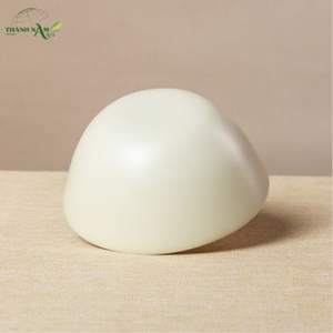 Bol en bambou pressé coloré moderne avec intérieur naturel, écologique et jetable pour la rentrée scolaire - Product Image 3