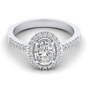 แหวนหมั้นเงินแท้ 925 REYES สำหรับผู้หญิง ราคาขายส่ง รูปทรงวงรี 1.54 กะรัต ประดับเพชรโมอิสซาไนต์ เครื่องประดับงานแต่งงานชั้นดี - Product Image 5