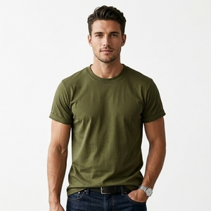 T-shirt personnalisé 100 % coton pour homme, coupe oversize épaisse, épaules tombantes, style streetwear de luxe, t-shirt vierge - Product Image 6