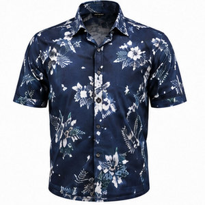 Chemise graphique moderne pour homme avec tissu léger et respirant et coupe décontractée confortable - Product Image 1