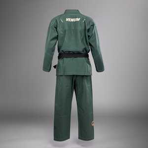 Venume - Fabricación Directa de Fábrica, Kimono de Jiu-Jitsu Brasileño (BJJ) Verde, Hecho a Medida, Material de Algodón para Competición Profesional, Ropa de Artes Marciales - Product Image 5