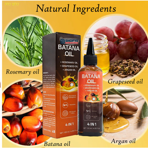 Aceite de Batana Vegano Orgánico de Marca Privada para el Crecimiento del Cabello, Nutritivo para Cabello Dañado y Mujeres Negras, con Romero, Semilla de Uva y Argán - Product Image 2