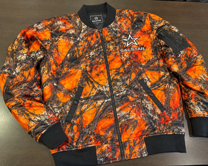 เสื้อแจ็คเก็ตบอมเบอร์สตรีทแวร์แบบสั่งทำ OEM ผ้าโพลีเอสเตอร์พิมพ์ลายแบบ Sublimation เต็มตัว ผู้ผลิตเสื้อแจ็คเก็ตลายพรางป่า จัดจำหน่ายจากโรงงาน - Product Image 6