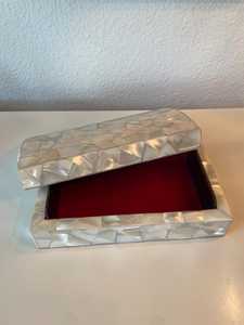 Luxury Mosaic Mother of Pearl Jewelry Organizer Handmade Decorative Storage <b>Box</b> for Jewelry, <b>Trinkets</b>, Keepsakes & Accessories - Product Image 6