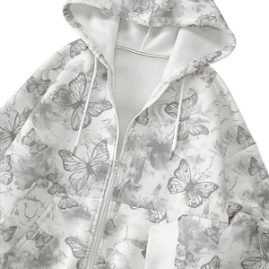 Sweat-shirt à capuche unisexe en coton et polyester avec impression sérigraphique de haute qualité, design personnalisé, vente en gros directe usine - Product Image 3