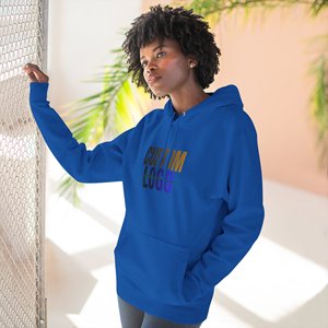 High Quality OEM Custom Logo <b>Grey</b> Fleece <b>Hoodie</b> <b>Plain</b> <b>Men's</b> Heavyweight Pullover Sweatshirt Wholesale Manufacturer 100% Cotton - Product Image 5