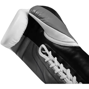 High Quality Lace-up Boxing Competition Gloves Custom Logo Cowhide Made Adults Breathable Lace up Boxing Gloves Low Price & MOQ - Product Image 6
