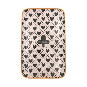 Nueva Bandeja de Aluminio Esmaltado Estilo Europeo Le Coeur para Servir Frutas, Multifuncional, Resistente al Calor, Decorativa para Bodas y Ramadán - Product Image 1