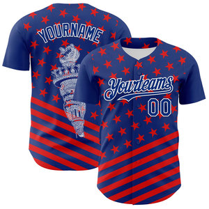 Camisetas de Béisbol Formales Personalizadas para Hombre, 100% Algodón, Serigrafía con Letras, Patrón Cosido, Transpirable, Uniforme para Adultos y Jóvenes - Product Image 4