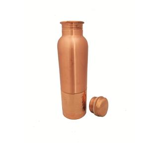 Botella de Agua de Viaje Clásica de Cobre Ecológica Hecha a Mano de Primera Calidad Bold Blossom con Tapa |   Regalo de Aislamiento Térmico Reutilizable de 24 Horas - Product Image 6