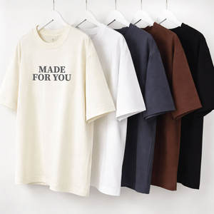 Camiseta de Algodón 100% para Mujer, Talla Grande, Hombros Caídos, Estilo Oversize, Anti-Pilling, Secado Rápido, Ropa Casual Urbana - Product Image 2