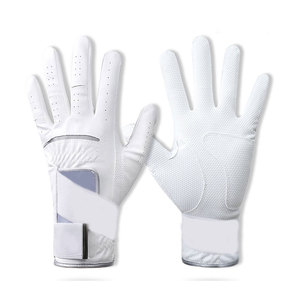 Guante de Golf de Cuero PU Genuino de Primera Calidad al por Mayor, Guante Deportivo para Exteriores OEM, Transpirable, Antideslizante, con Correa de Muñeca Ajustable - Product Image 3