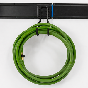 Double Garage Utility <b>Hook</b> Steel Wall Mount Hose Holder Hanger Rack for Garden Hose <b>Tool</b> Storage Black OEM Vietnam GAPGAR005 - Product Image 3