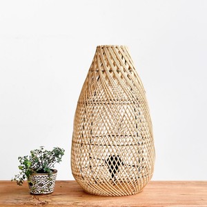 Lampe de chevet en rotin naturel pour chambre à coucher, prix de gros, lampes de table élégantes pour bureau - Product Image 3