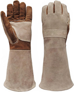 Gants de soudage en cuir de haute qualité, résistants à la chaleur, avec coutures en Kevlar, pour soudeurs MIG TIG, gants de protection pour la chasse LGW-0045 - Product Image 1