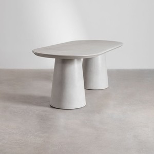 โต๊ะสวนรูปวงรีวานดานา โนวา โนวารา ขนาด 220x95 ซม. ทำจากปูนซีเมนต์โนเอมิ - Product Image 3