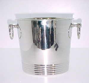Stainless Steel Hammered Premium Round Ice Bucket Decorative Fancy High Quality Wine Bucket Luxury Metal Wine Tub - Product Image 4
