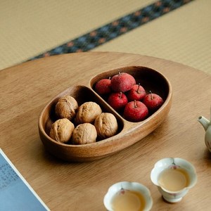 Handmade Wooden Organizer Tray Decorative Wabi Sabi Style Polished Storage Tray for Living Room Bedroom Entryway Table Decor - Product Image 4